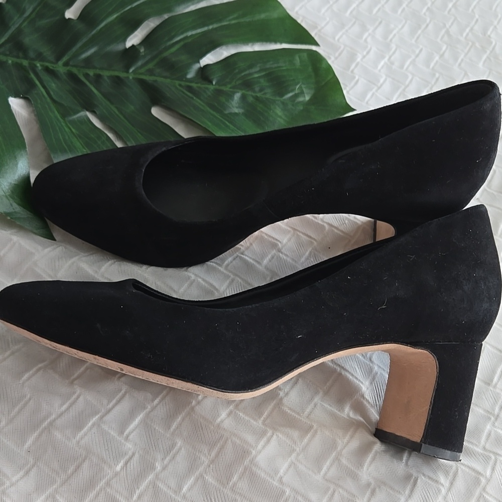ANTONIO MELANI Black Heels Classic Pumps Mobwife Minimalist - Picture 4 of 13